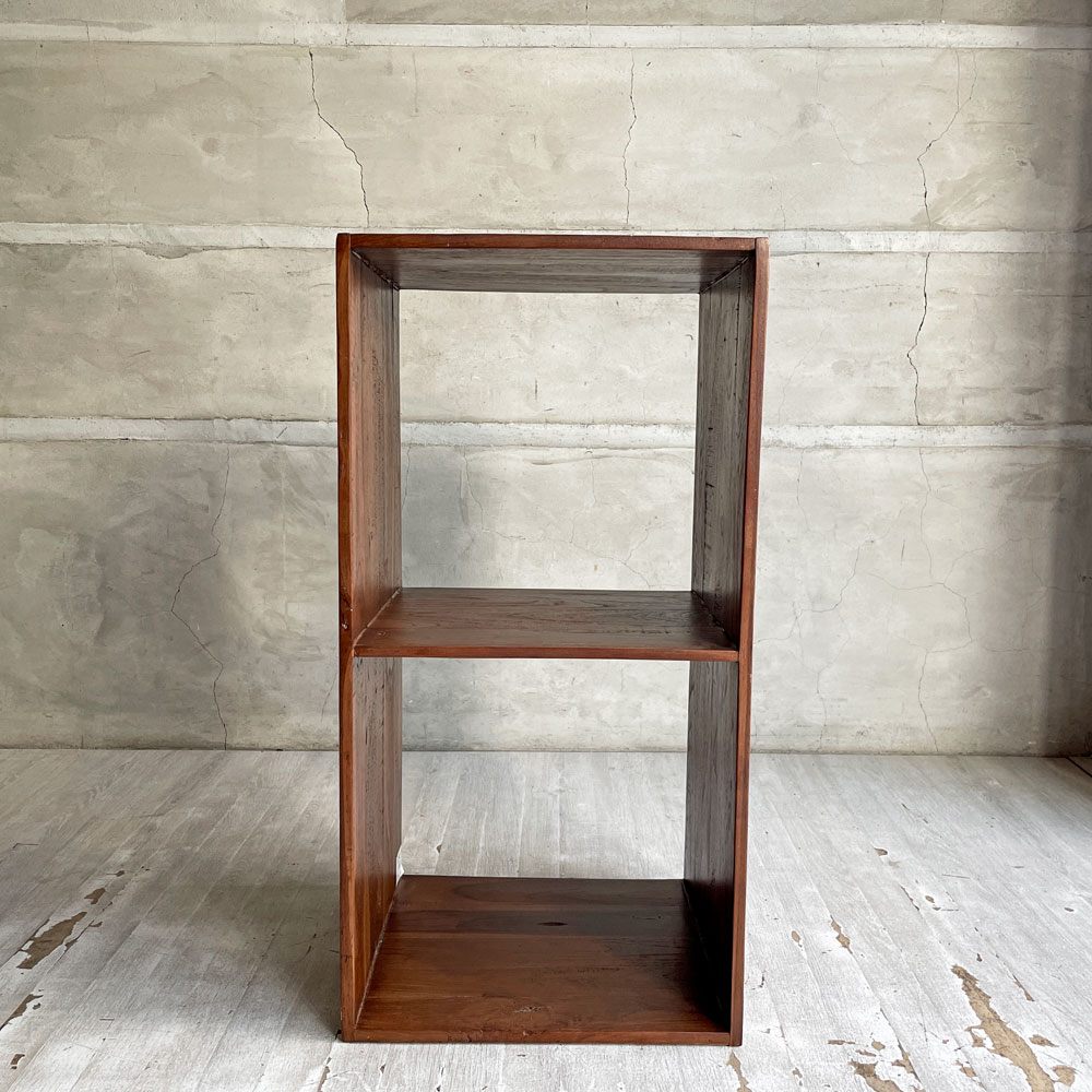 アクメ ファニチャー ACME furniture ディーボディ d-Bodhi トロイ TROY S オープンシェルフ 2段 チーク古材 インダストリアルテイスト A ♪