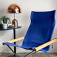 ニーチェア エックス Nychair X ロッキングチェア ブルー × ナチュラル バーチ材 ファブリック フォールディングチェア 折り畳み 新居猛 藤栄 ■