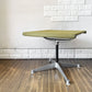 ハーマンミラー Herman Miller アルミナムグループ オットマン スツール ファブリック ライトグリーン系 アルミバフベース 4本脚 C&R イームズ ◎