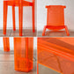 カルテル Kartell ラ マリー La Marie ダイニングチェア スタッキング オレンジ 廃番カラー フィリップ・スタルク A ◇