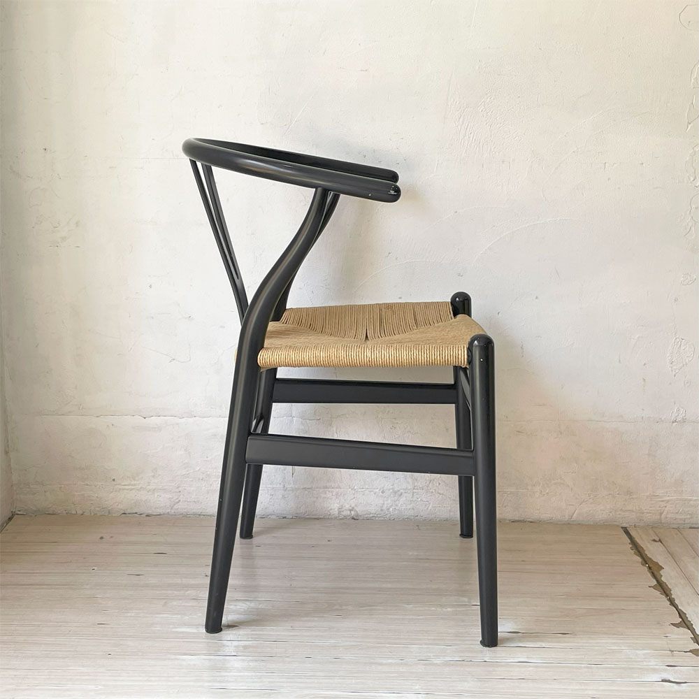 カール ハンセン＆サン Carl Hansen & son CH24 Yチェア ハンス・J・ウェグナー ビーチ材 ブラックラッカー ペーパーコード  参考104,500円 ★