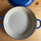 ルクルーゼ LE CREUSET ビュッフェキャセロール 26cm 両手鍋 鋳物 ハーモニックブルー フランス 廃番 ♪