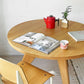ヴィトラ vitra. ゲリドン Gueridon ダイニングテーブル ラウンド ナチュラルオーク 無垢材 Φ105cm ジャン・プルーヴェ 定価￥399,300- ★