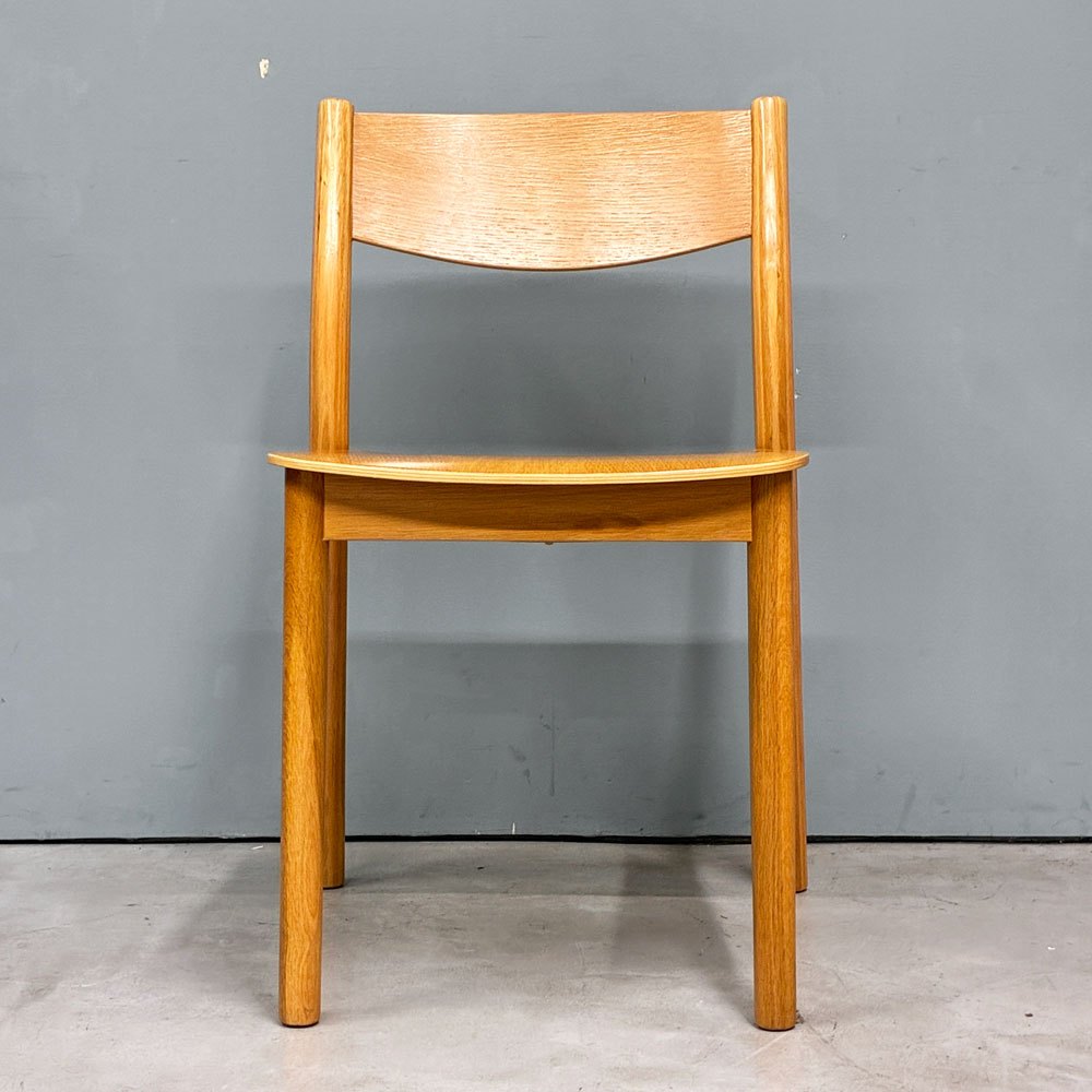無印良品 MUJI リアルファニチャー REAL FURNITURE オーク材 ダイニングチェア ナチュラルテイスト 定価：￥25,000- A ◎