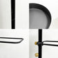ドローアライン DRAW A LINE テンションロッド Tension Rod C + テーブル＆トレイ＆ブックスタンド＆フックA＆シューズラック付き ●