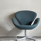 フリッツハンセン Fritz Hansen スワンチェア SWAN ラウンジチェア グリーン ファブリック アルネ・ヤコブセン ミッドセンチュリー 北欧 参考定価￥668,580～ ■