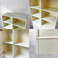 モンタナ MONTANA システムシェルフユニット SYSTEM SHELF UNIT 3ユニット アイボリー アジャスター付き キャビネット 木製扉＆ラック＆ベース デンマーク 北欧モダン ★