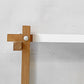 ヘイ HAY WOODY SHELVING 2.0 COLUMN LOW シェルフ オーク材×スチール オープンシェルフ 飾り棚 ホワイト 北欧 デンマーク 定価￥61,600- ★