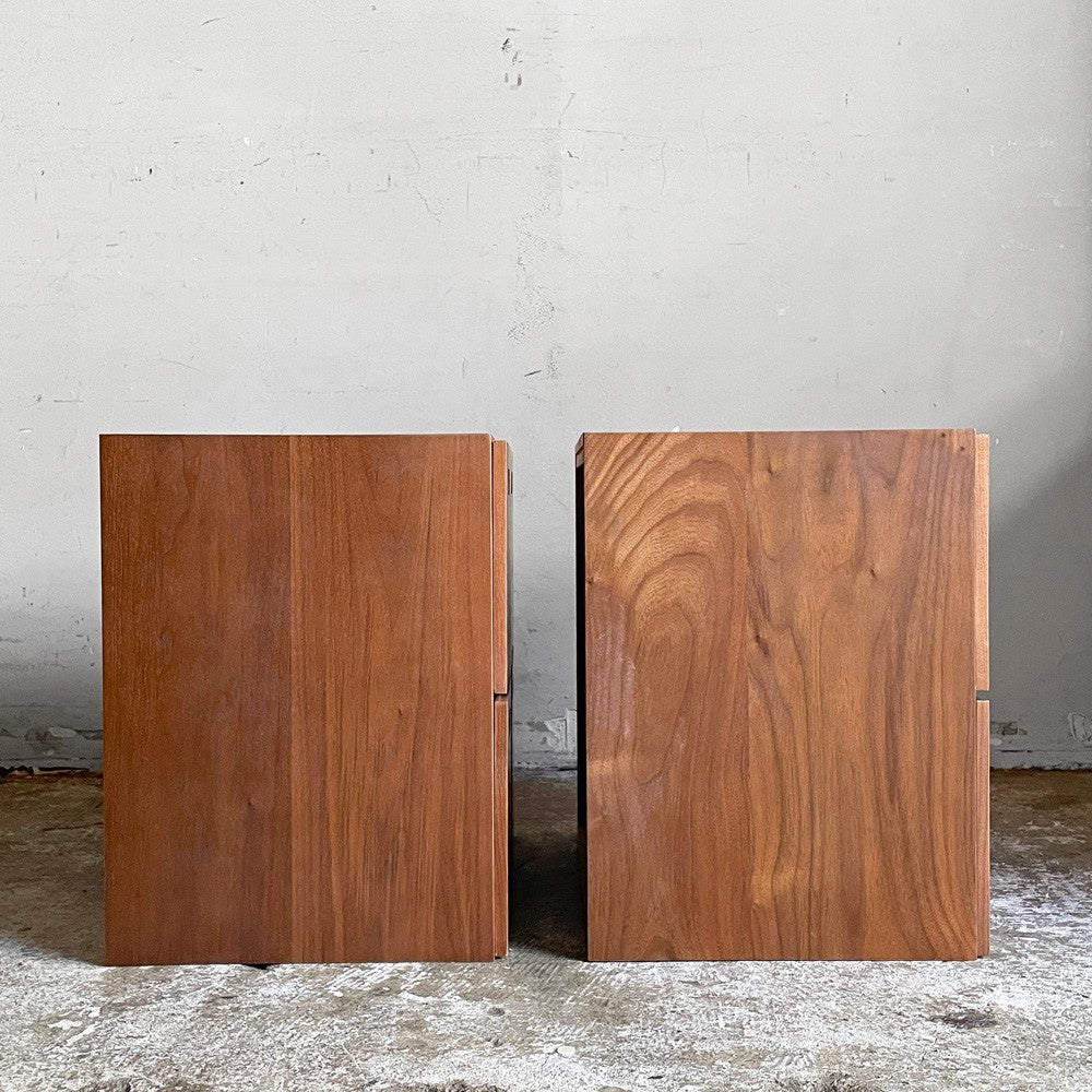 無印良品 MUJI スタッキングチェスト 引出し 2段 ＋ 引出し 4個 ウォールナット材 小引き出し 収納 2点セット ナチュラルデザイン 合計定価：14,980- ■