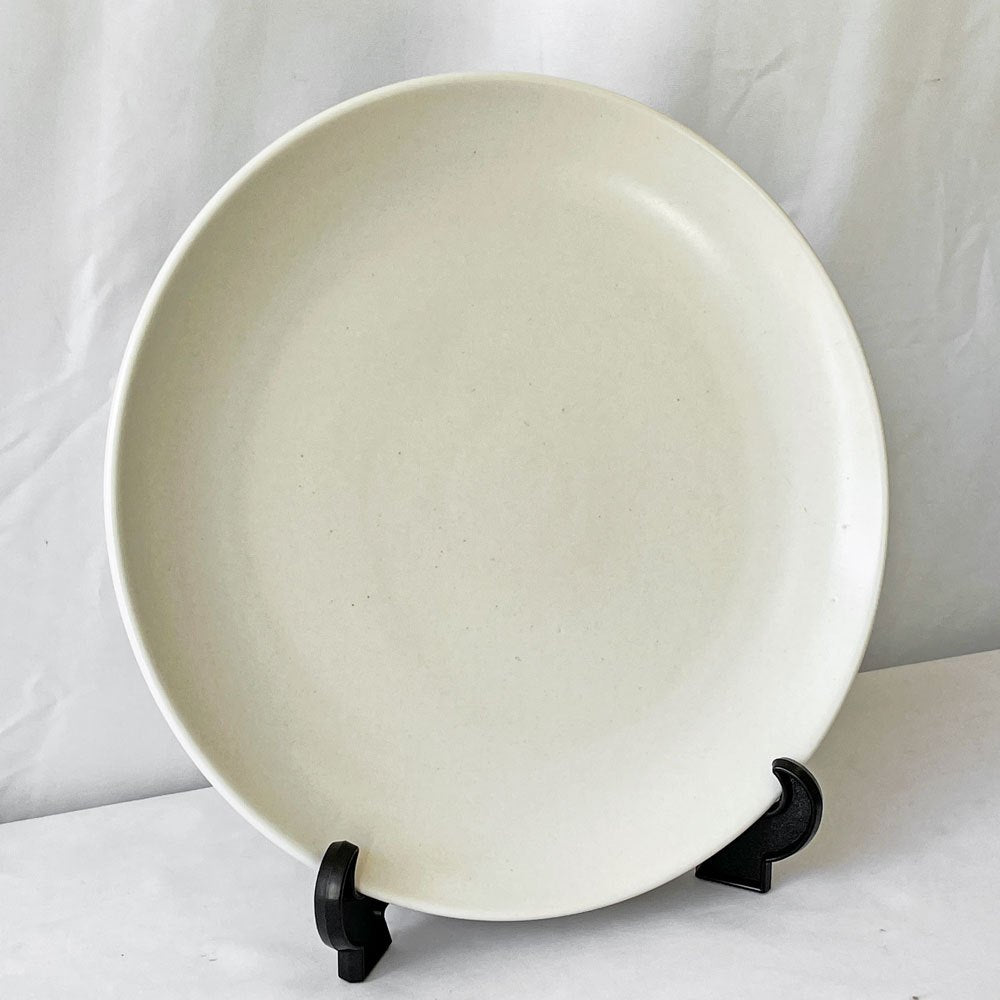 ヒースセラミックス HEATH CERAMICS ディナープレート ホワイト Φ27cm 陶器 アメリカ シンプルデザイン A ◇