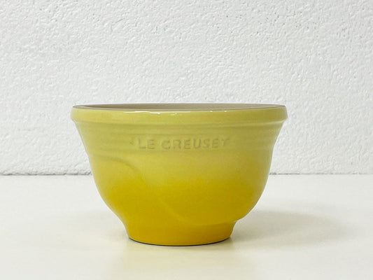 ルクルーゼ LE CREUSET モーター＆ペッセル MORTER & PESTLE すり鉢 すりこぎ ソレイユ ストーンウェア フランス 箱付き 美品 ●