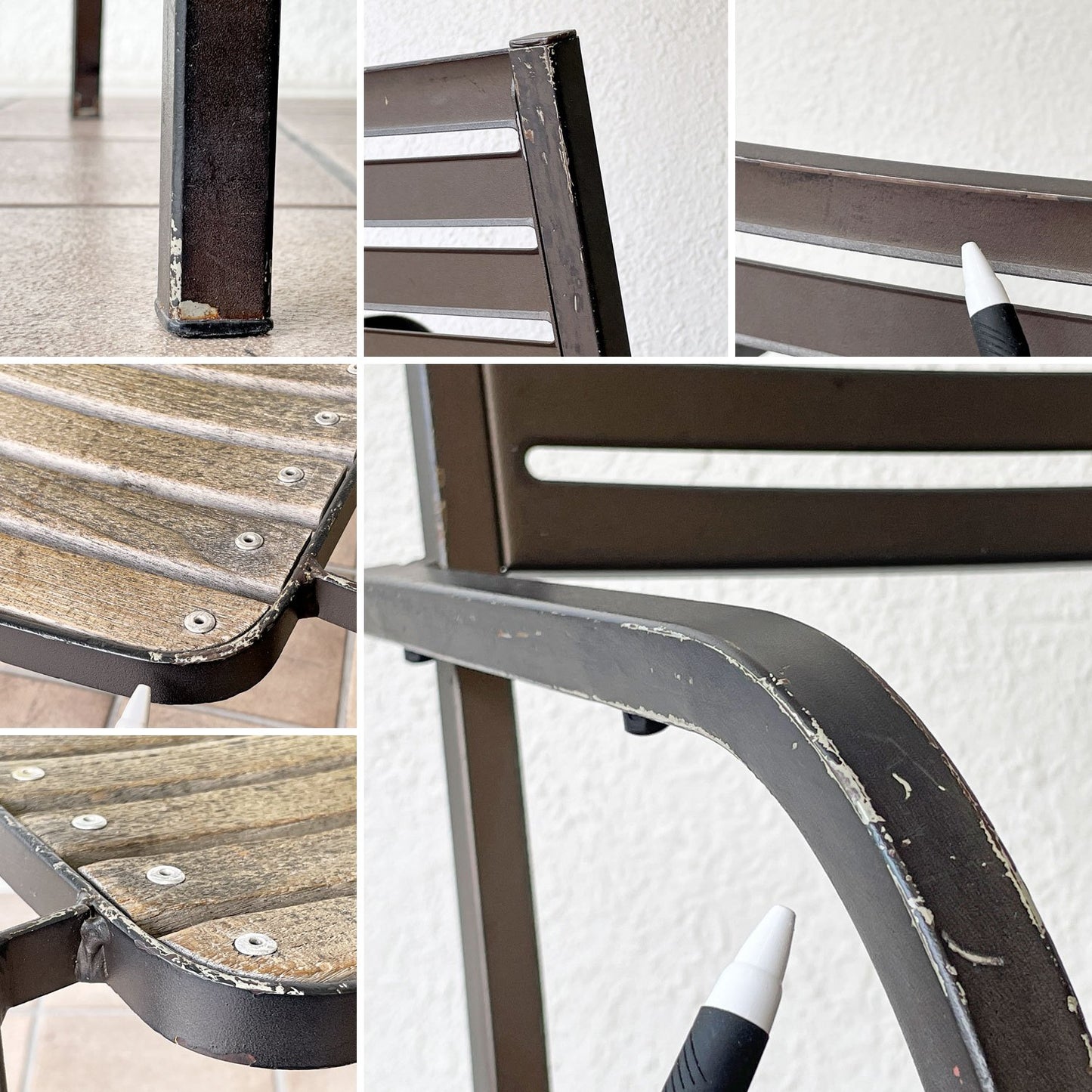 エミュー emu セーニョチェア SEGNOCHAIR ガーデンチェア アーム スタッキング イタリア 2脚セット ◇