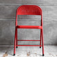 シュプリーム Supreme 20aw メタルフォールディングチェア Metal Folding Chair ダイニングチェア レッド スチール 折り畳み ♪
