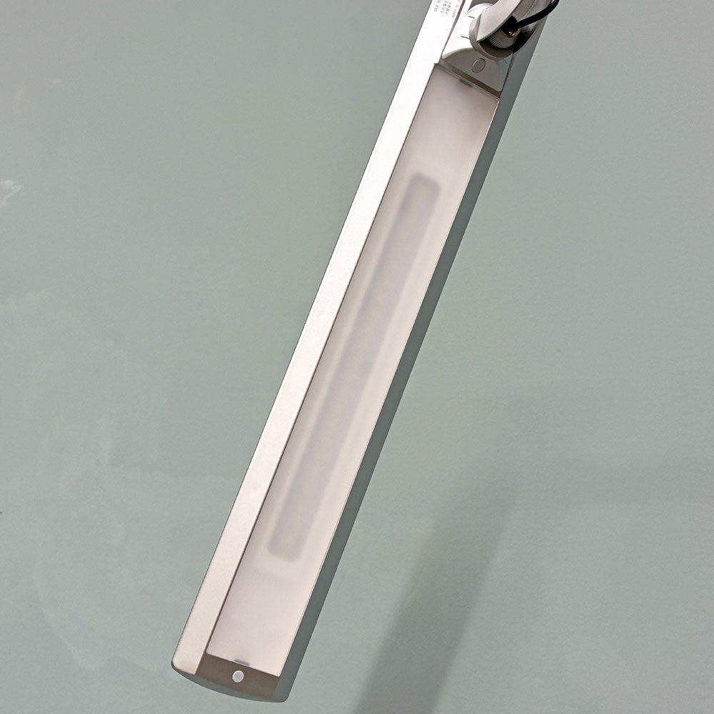 スワン電気 LED エグザーム フロアライト LEX-958NA+FB-991 WH 木目調 ダークブラウン 未使用品 黒澤正之 ◎