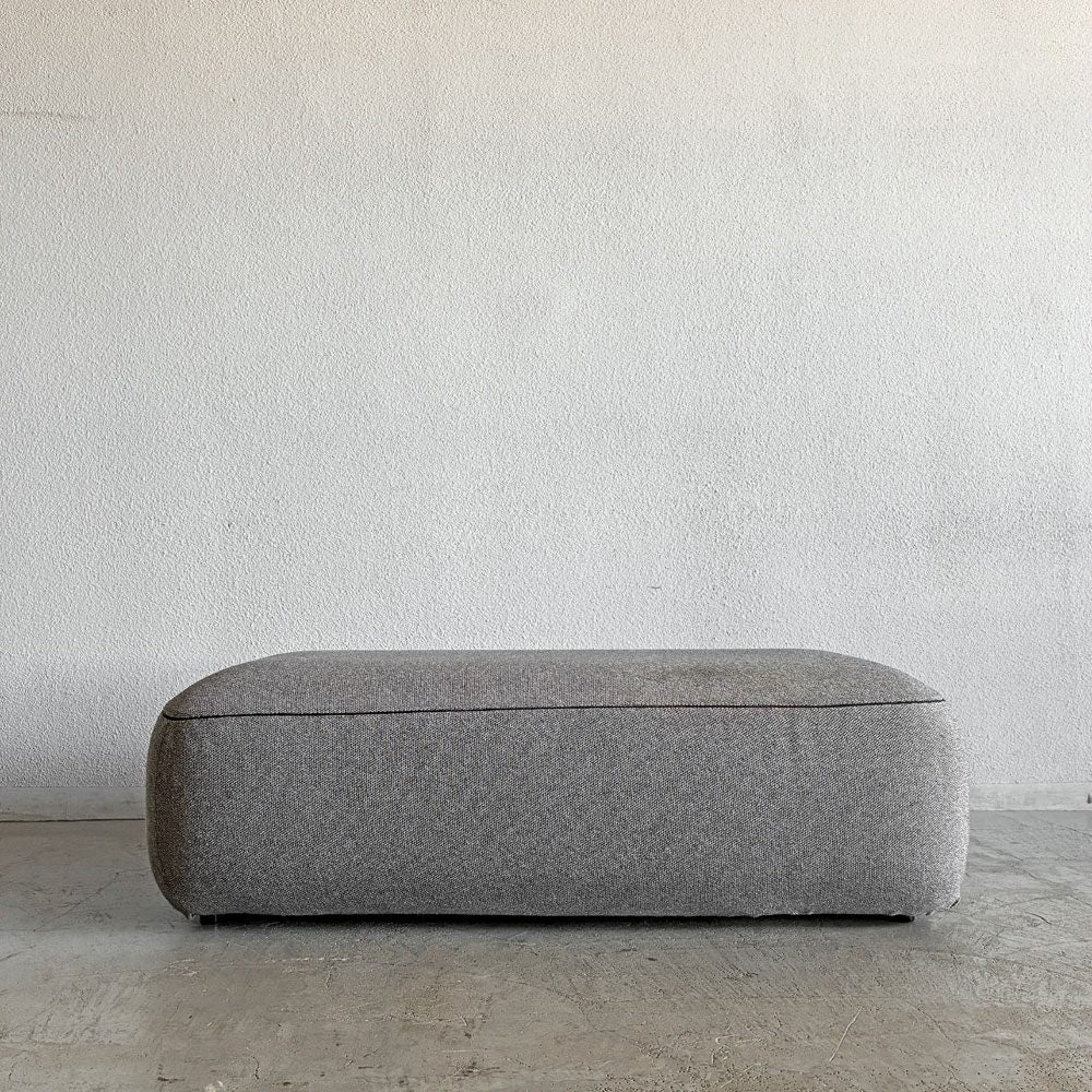 カッシーナイクスシー Cassina ixc. フォロ FORO システムソファ S2 2人掛けシート ファブリック グレー系 W129cm フランチェスコ・ロタ 定価￥248,600-以上 〓