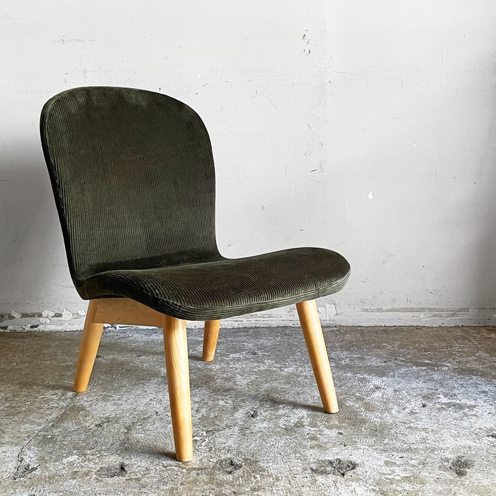 トラックファニチャー TRUCK FURNITURE ラウンジチェア 1P ファブリック F-21 グリーンコーデュロイ GREEN CORDUROY ナチュラル TRUCKクラシックデザイン ■