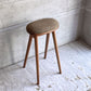 ナガノインテリア Friendly!! コッペ coupe kitchen stool ハイスツール キッチンスツール ウォールナット 廃番生地 北欧スタイル ♪