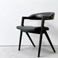 スクエアルーツ SQUARE ROOTS ランナチェア LANNA CHAIR ダイニングチェア アームチェア オーク材×牛革 レザー 参考価格￥77,000- B ●
