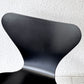 フリッツハンセン Fritz Hansen 3107 セブンチェア ラッカー仕上げ ブラック スタッキング アルネ・ヤコブセン デンマーク 北欧家具 ◇