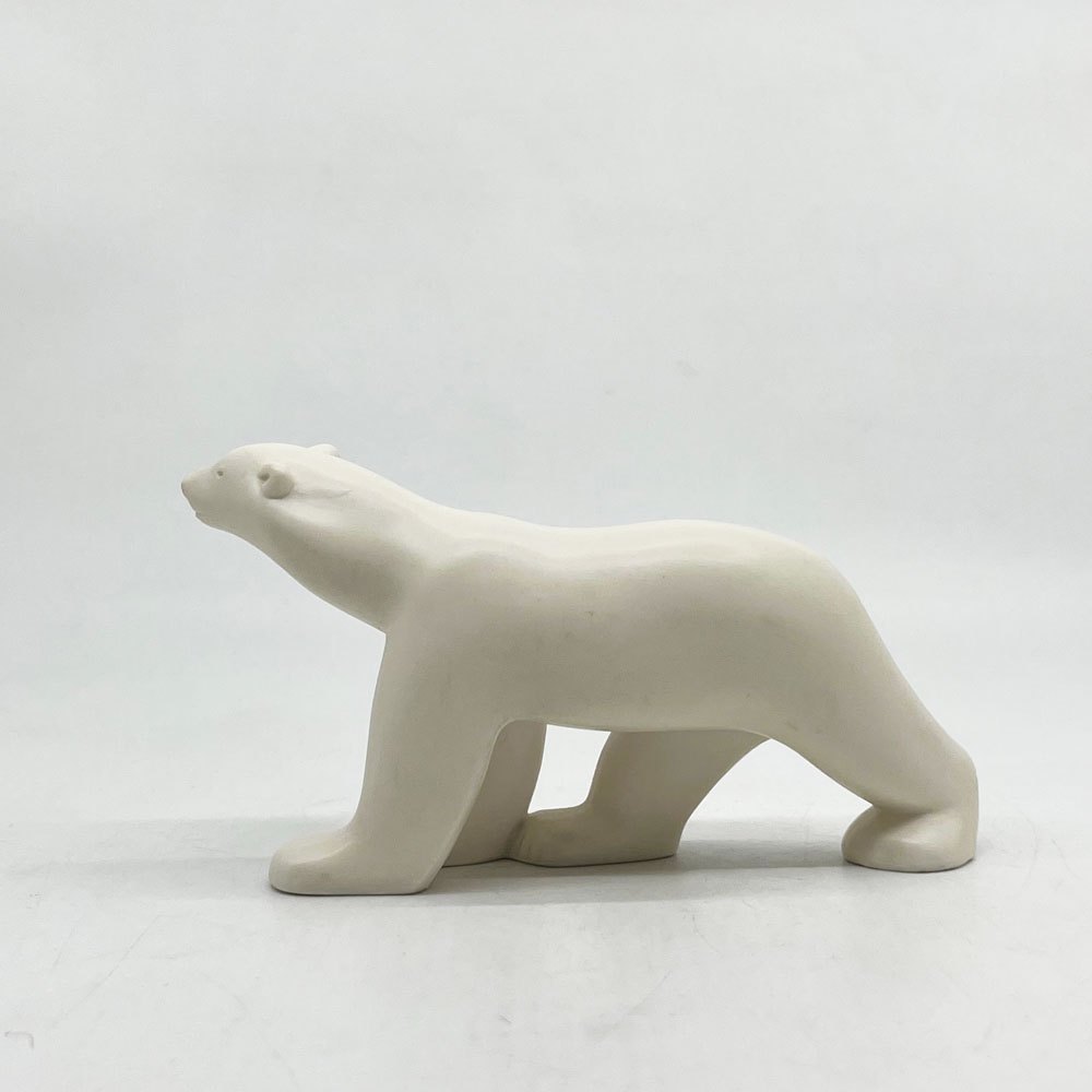フランソワポンポン François Pompon フィギュア シロクマ Ours blanc オブジェ フランス PAPO社製 PVC製 ●
