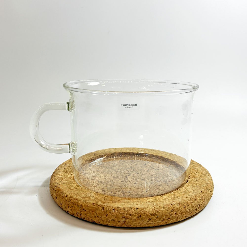 ボダノバ Boda Nova ガラスカップ ＋ コルクマット 耐熱ガラス シグネ・ペーション・メリン Signe Persson Melin 北欧食器 スウェーデン ★