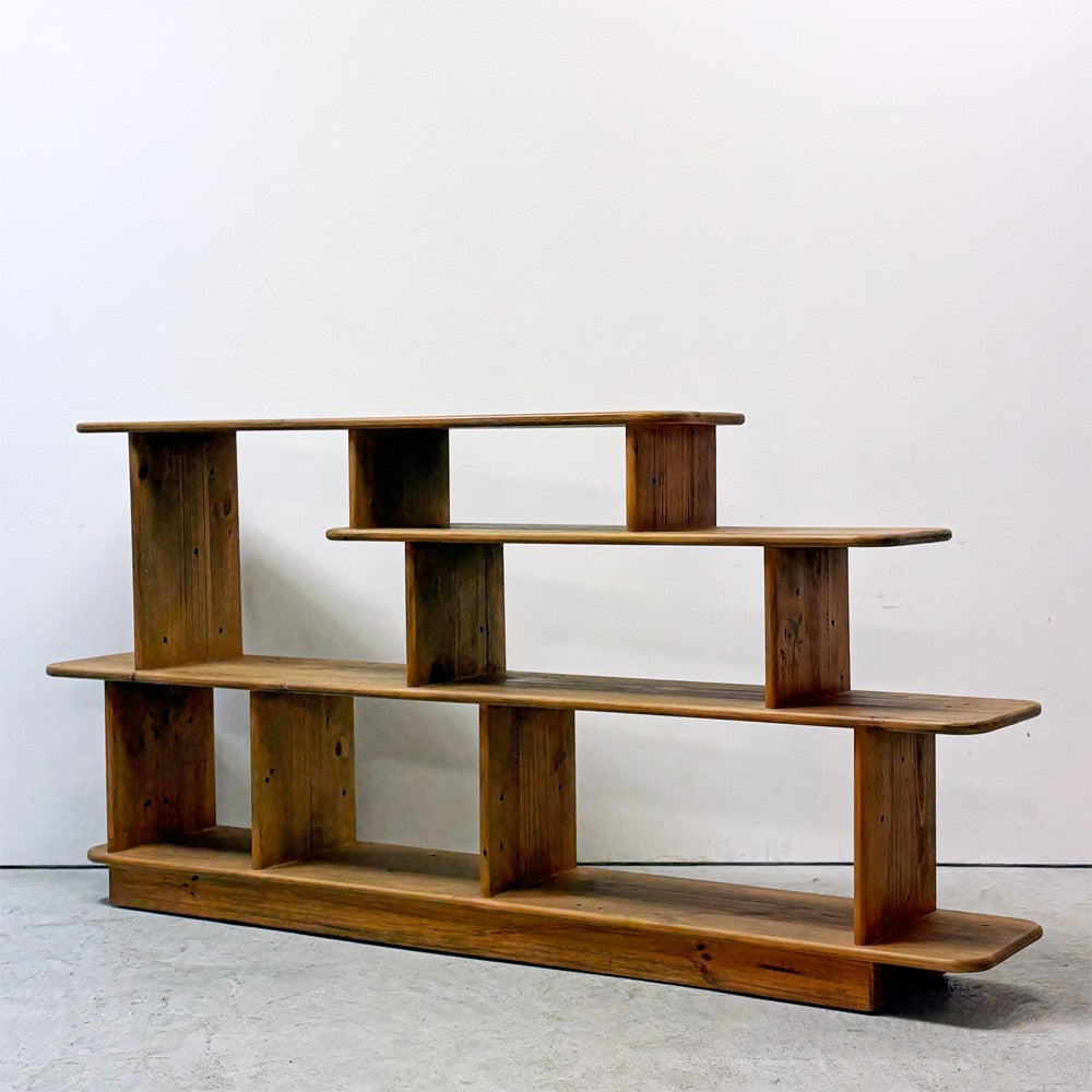 アクメファニチャー ACME Furniture ポカテロ POCATELLO SHELF-2018 パイン無垢材 オープンシェルフ 本棚 飾り棚 抽斗2杯 参考価格132,000円 廃盤希少 ●