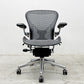 ハーマンミラー Herman Miller アーロンチェア デスクチェア Bサイズ ポスチャーフィット ウェイブ ポリッシュドアルミベース ビル・スタンフ ＆ ドン・チャドウィック 〓