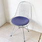 ヴィトラ vitra ワイヤーチェア Eames Wire Chair DKR5 エッフェルベース シートパッド付 ファブリック ブルー系 C&R イームズ ミッドセンチュリー ★