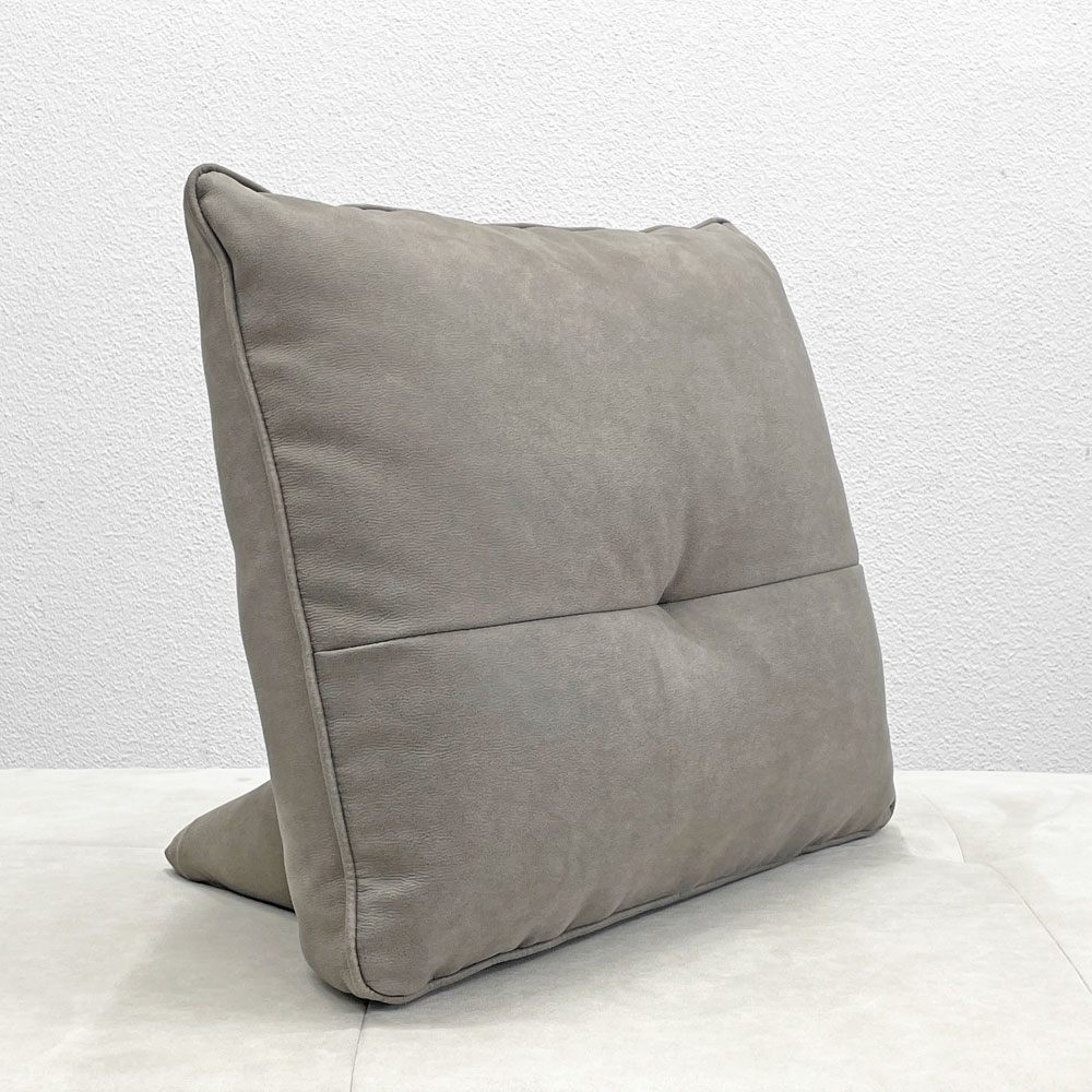 リラックスフォーム RELAX FORM アルフレード ALFREDO ソファ 背クッション ロータイプ 置き型 レザーテックス H42cm 関家具 展示美品〓