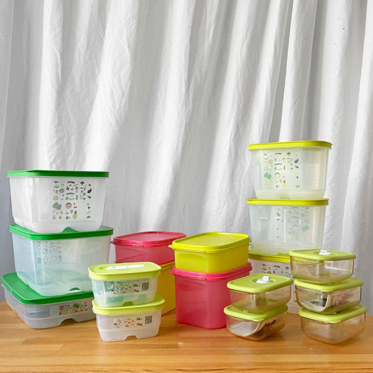 タッパーウェア Tupperware キャニスター 保存容器 密閉容器 バラエティセット まとめ売り 計15個 アメリカ ◇