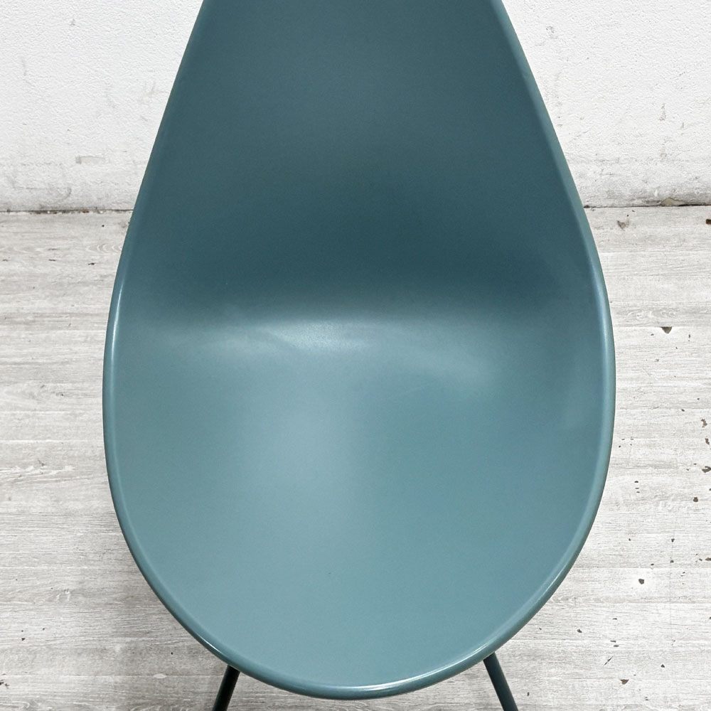フリッツハンセン Fritz Hansen ドロップチェア Drop Chair ストームブルー アルネ・ヤコブセン 北欧 デンマーク ●