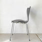 フリッツハンセン Fritz Hansen セブンチェア ダイニングチェア ブラック ラッカー再塗装 アルネ・ヤコブセン デンマーク スタッキングチェア 北欧家具 MIONETTA社製シートパッド付き A ★