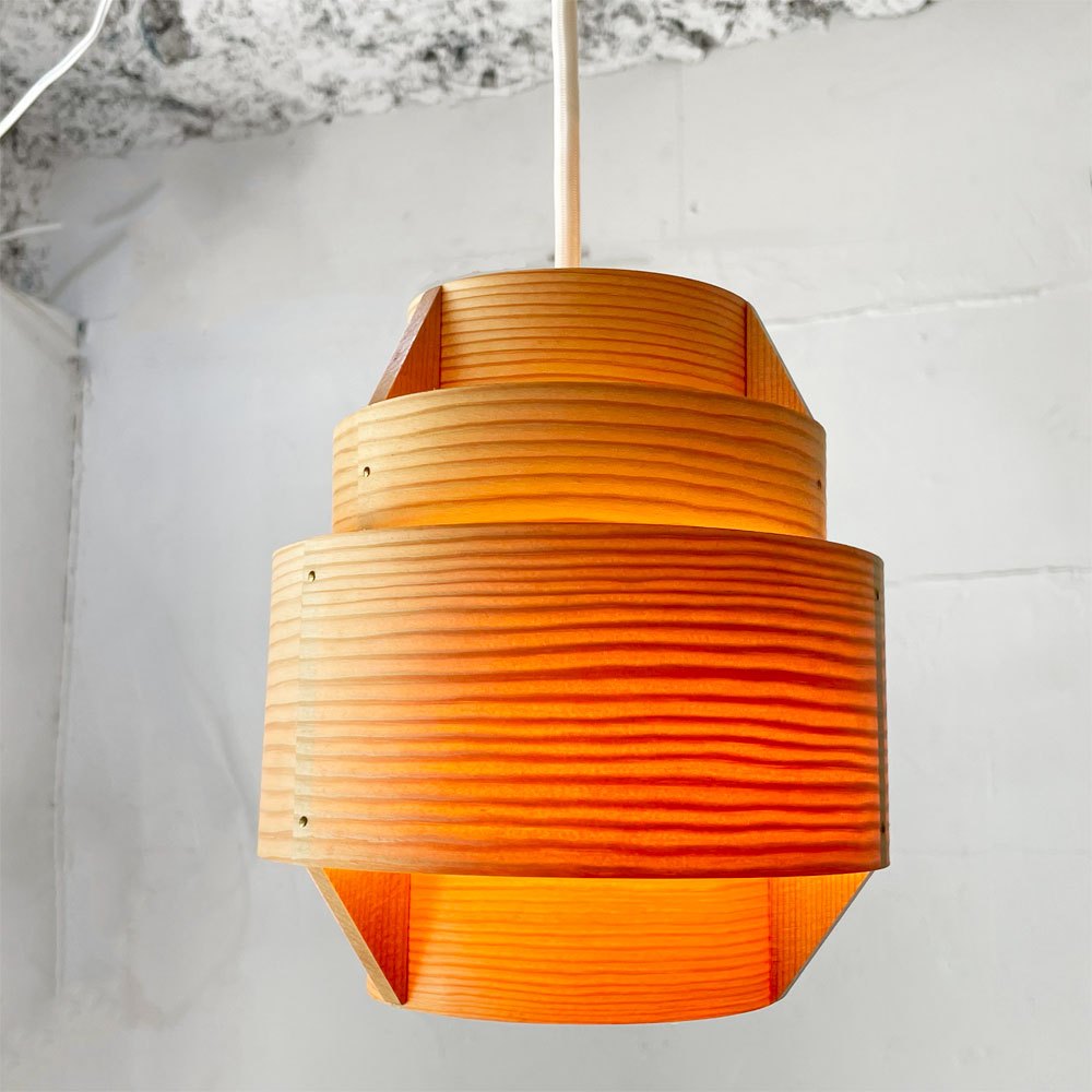 ヤマギワ YAMAGIWA ヤコブソンランプ JAKOBSSON LAMP ペンダントライト パイン材 ハンス・アウネ・ヤコブソン 北欧照明 スウェーデン P2420 ★