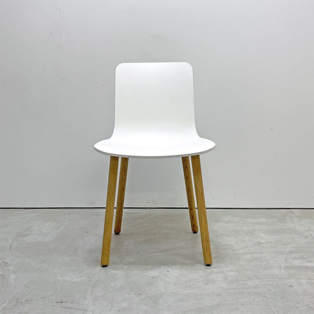 ヴィトラ vitra ハルウッド HAL WOOD サイドチェア ダイニングチェア ホワイト ナチュラルオーク ジャスパー・モリソン 定価￥78,100- A ●