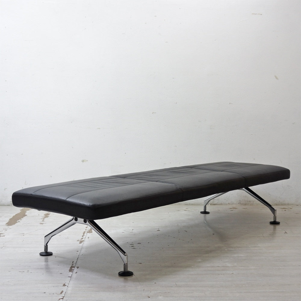 ヴィトラ vitra エリア AREA システムシーティング ベンチ デイベッド 本革 スチール W225cm アントニオ・チッテリオ イタリアモダン ●