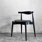 カールハンセン＆サン Carl Hansen & Son CH20 エルボーチェア オールブラック ハーフアーム ビーチ材 レザー ハンス・J・ウェグナー 北欧 ■