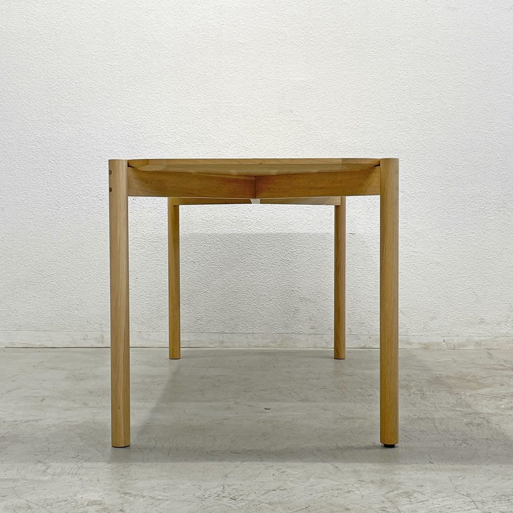 カリモクニュースタンダード Karimoku キャストール ダイニングテーブル CASTOR TABLE 150 国産ナラ材 ピュアオークカラー 定価145,200円 〓