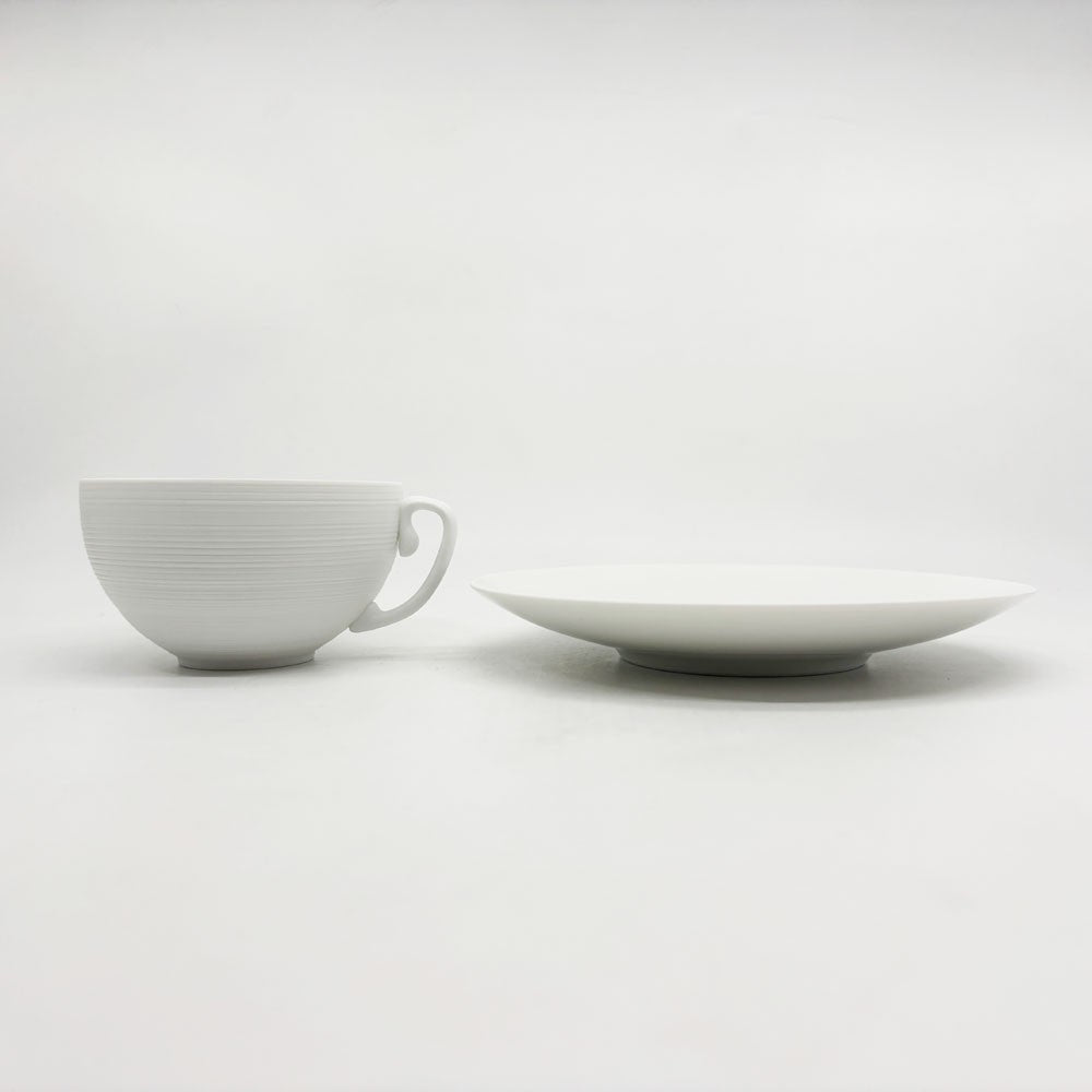 ジャン ルイ コケ JL Coquet エミスフェール Hemisphere ティーカップ＆ソーサー 磁器 洋食器 フランス A ●