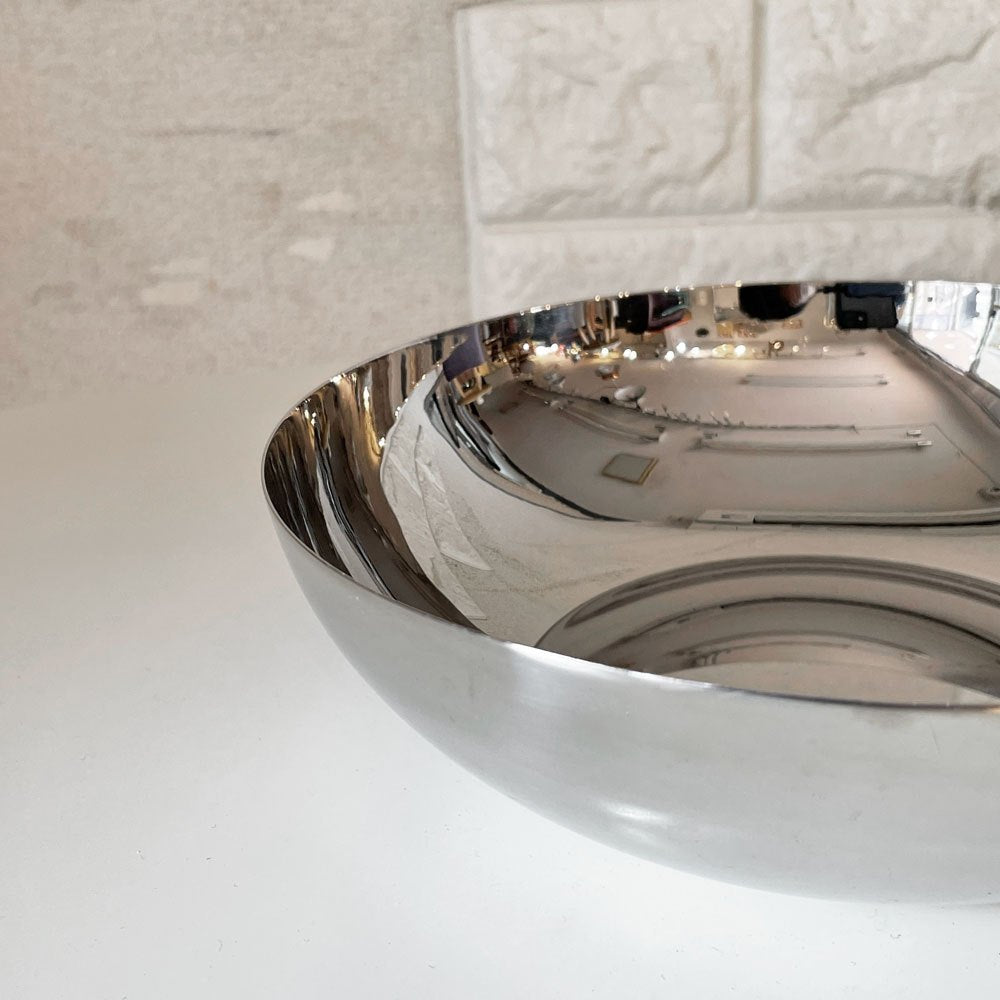 アレッシィ ALESSI サラダボウル ステンレススチール 直径19cm イタリア ◎
