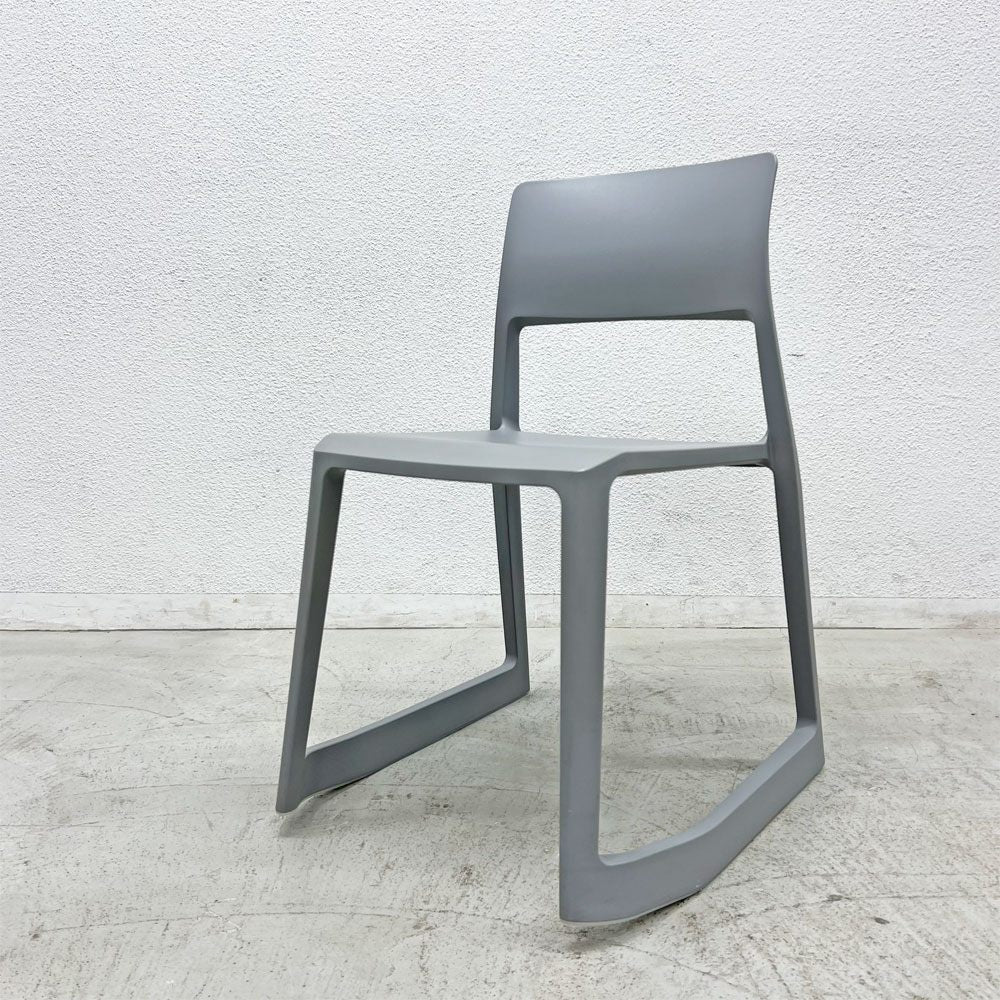 ヴィトラ Vitra ティプトン Tip Ton ワークチェア スタッキングチェア デスクチェア チルト機能 グレー色 B〓