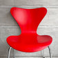 フリッツハンセン Fritz Hansen 3107 セブンチェア カラードアッシュ ガラレッド Gala red アルネ・ヤコブセン Arne Jacobsen 廃番カラー 90’s デンマーク 北欧家具 ♪