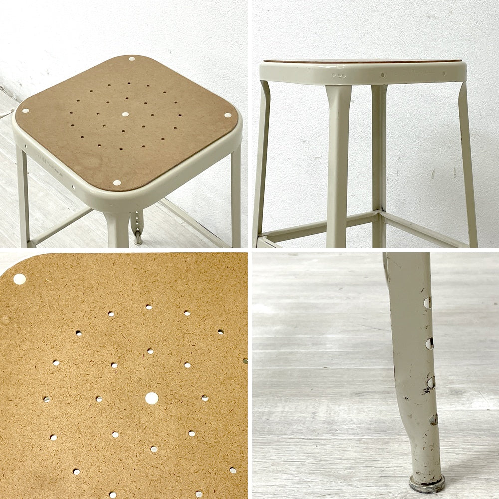 リオン LYON ファクトリー スツール FACTORY STOOL Lサイズ プレスウッドシート パシフィックファニチャーサービス P.F.S取扱 B ●