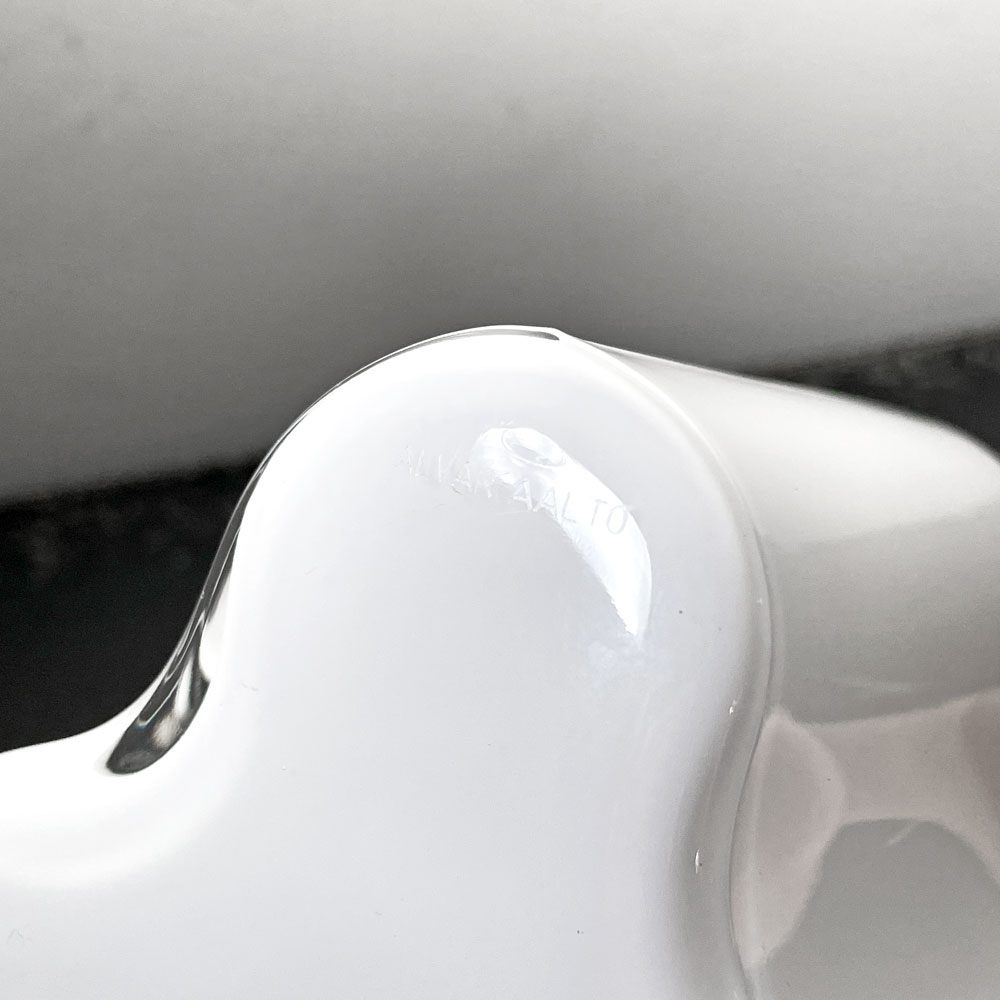 イッタラ iittala アルヴァ・アアルトコレクション Alvar Aalto Collection ベース H95mm ホワイト  北欧雑貨 ■