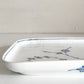 ロイヤルコペンハーゲン ROYAL COPENHAGEN ブルーフルーテッド Blue Fluted ジャパニーズ Japanese スクエアプレート 平皿 角皿 w22cm デンマーク製 北欧 廃番 A ■