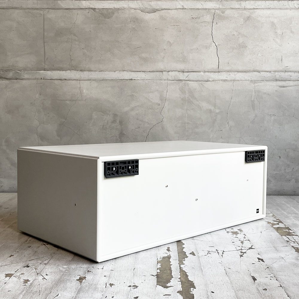 モンタナ MONTANA システムシェルフユニット SYSTEM SHELF UNIT ミニチェスト ドロワー2杯 ホワイト デンマーク ♪