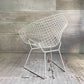 ノル Knoll ビンテージ ダイヤモンドチェア Diamond Chair ハリー・ベルトイア Harry Bertoia ホワイトフレーム ミッドセンチュリー ♪