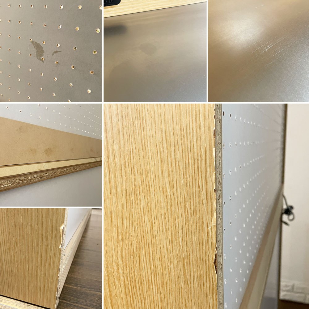 ベルメゾン Belle Maison キッチンキャビネット キッチンボード 食器棚 ナチュラル W140cm 廃番 参考定価：￥151,200- ◎