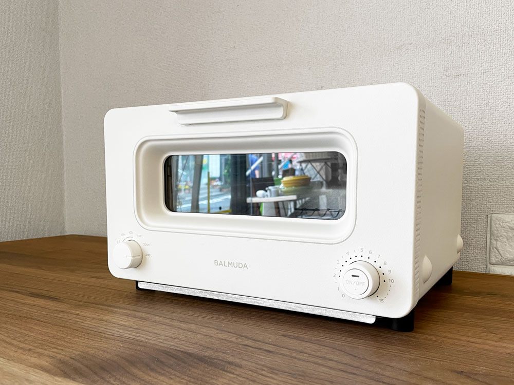 バルミューダ BALMUDA ザトースター The Toaster スチームオーブントースター K05A-WH ホワイト 2021年製 箱付 定価￥29,700- ◎