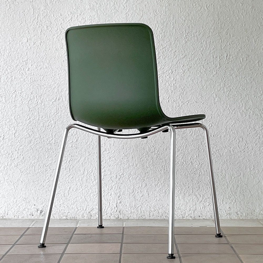 ヴィトラ vitra ハルチューブ HAL Tube サイドチェア ダイニングチェア スタッカブル グリーン ジャスパー・モリソン A ◇