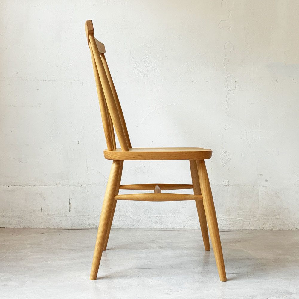 モモナチュラル MOMO Natural マレ MARE ST ダイニングチェア アルダー材 スポークバック フレンチカントリー 定価￥21.000- ★